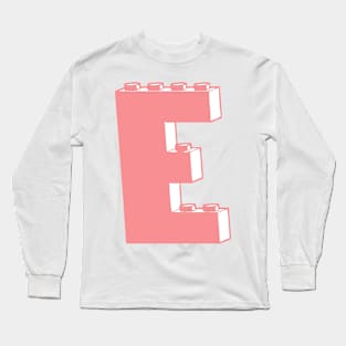 THE LETTER E, Customize My Minifig Long Sleeve T-Shirt